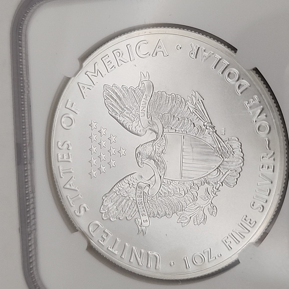 2020 Silver Eagle S$1 MS70 NWT - Picture 7 of 8